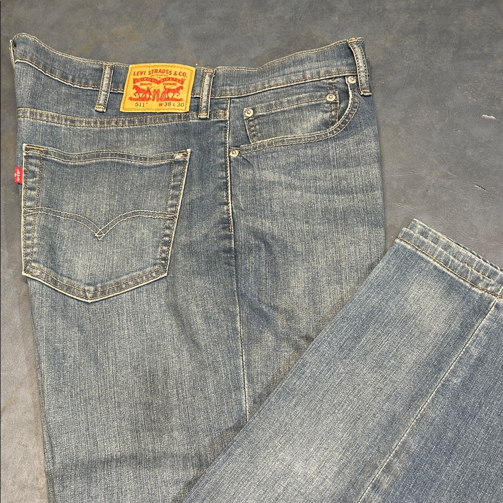 Levi's mens Classic Straight Leg Jeans - Light Blue